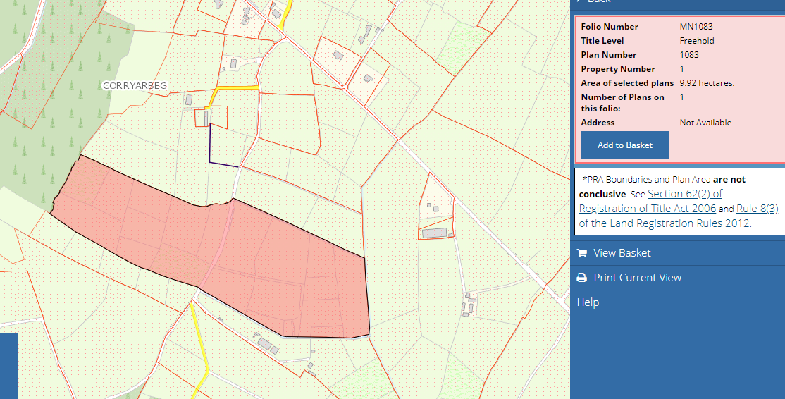 c.24.5 acres at corryarbeg carrickroe, Carrickroe